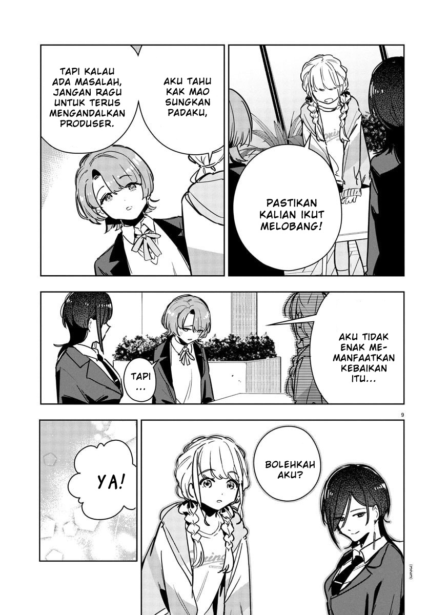 Halaman 9 dari Gakuen Idol Master Chapter 33
