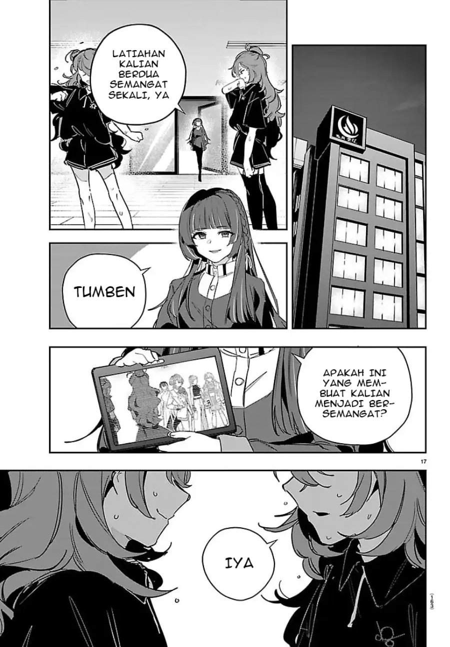 Halaman 18 dari Gakuen Idol Master Chapter 50