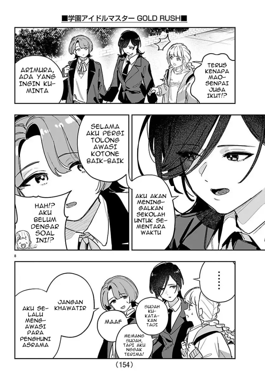 Halaman 9 dari Gakuen Idol Master Chapter 50