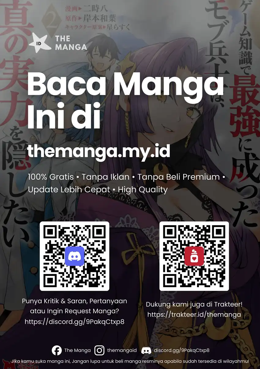 Game Chishiki de Saikyou ni Natta Mob Heishi wa, Shin no Jitsuryoku wo Kakushitai chapter 12.2 halaman 12