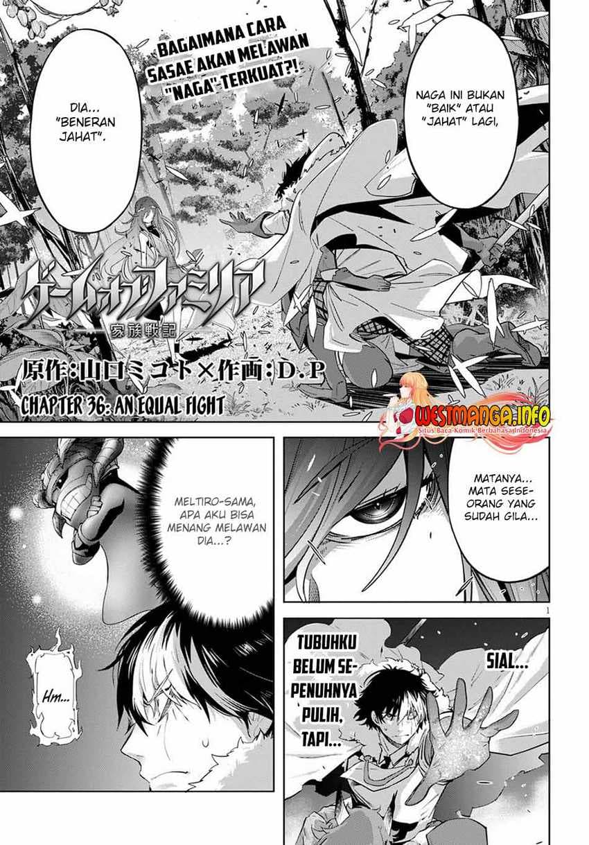 Halaman 2 dari Game of Familia: Kazoku Senki Chapter 36