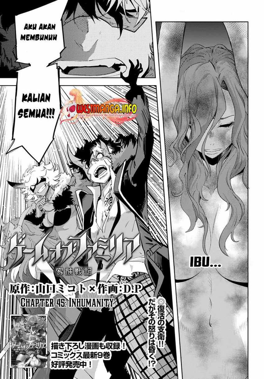 Halaman 2 dari Game of Familia: Kazoku Senki Chapter 45
