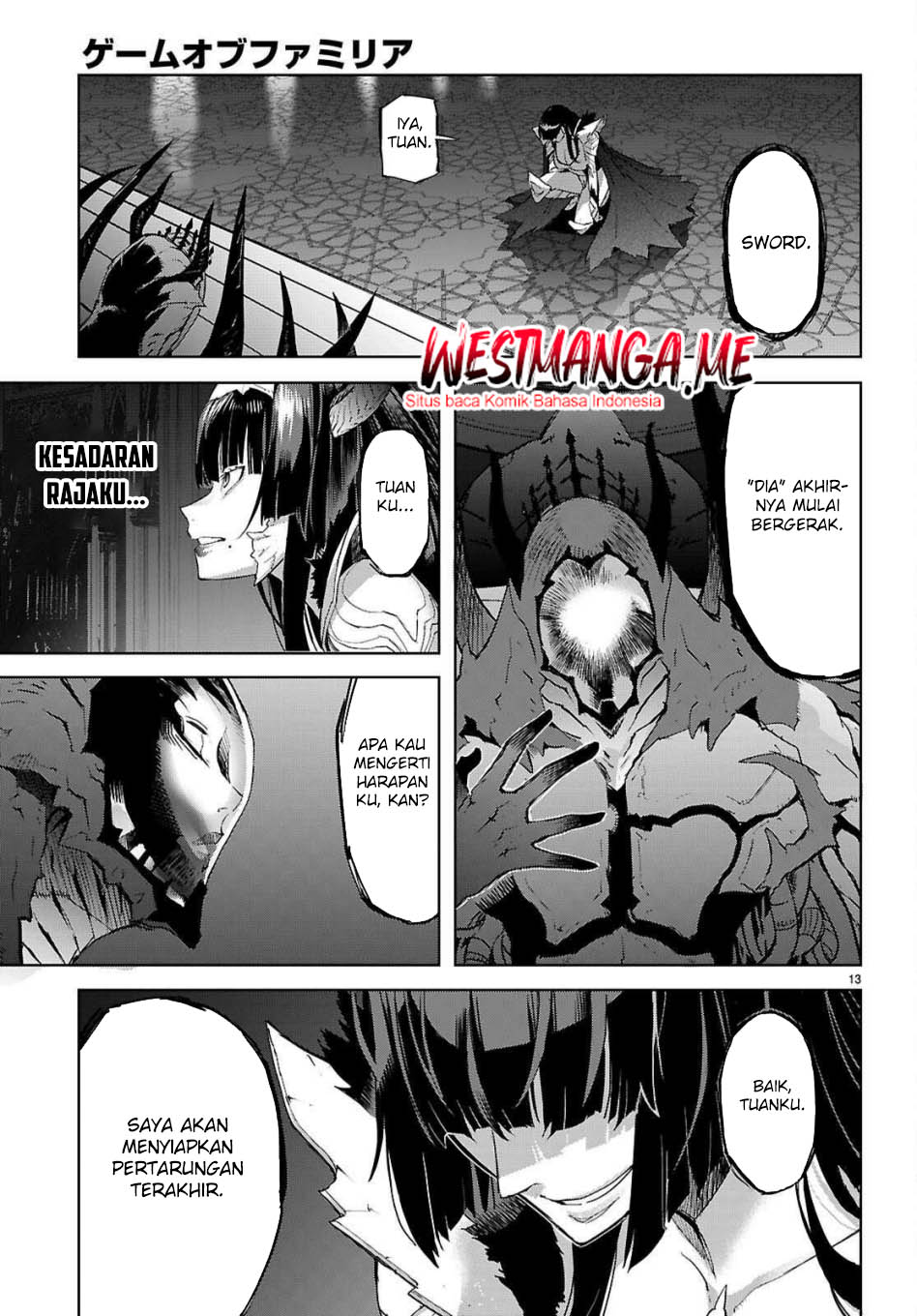 Halaman 14 dari Game of Familia: Kazoku Senki Chapter 76