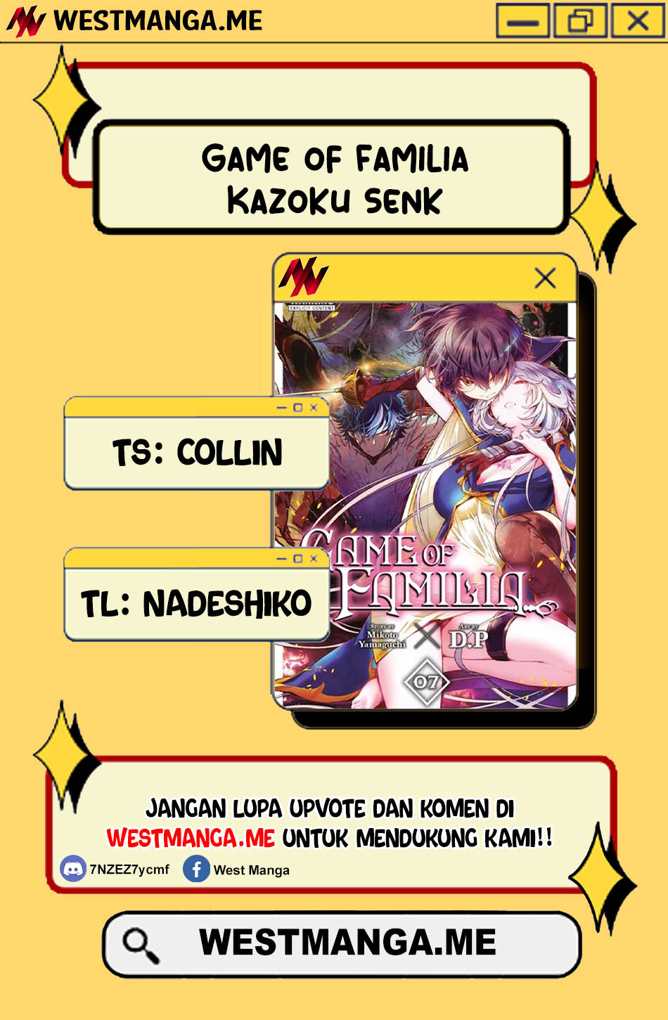 Halaman 4 dari Game of Familia: Kazoku Senki Chapter 76