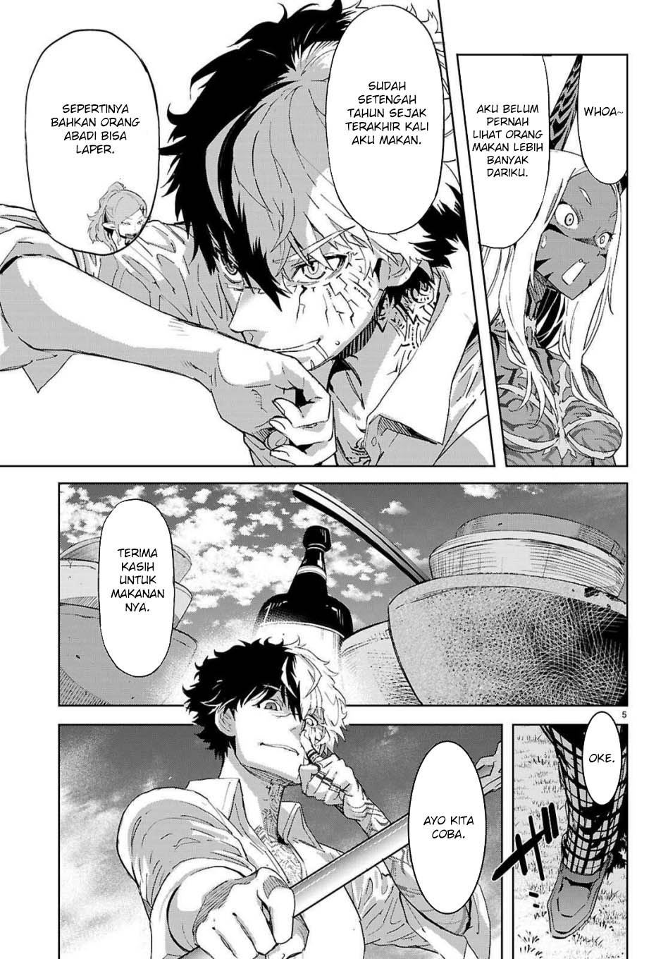 Halaman 7 dari Game of Familia: Kazoku Senki Chapter 76