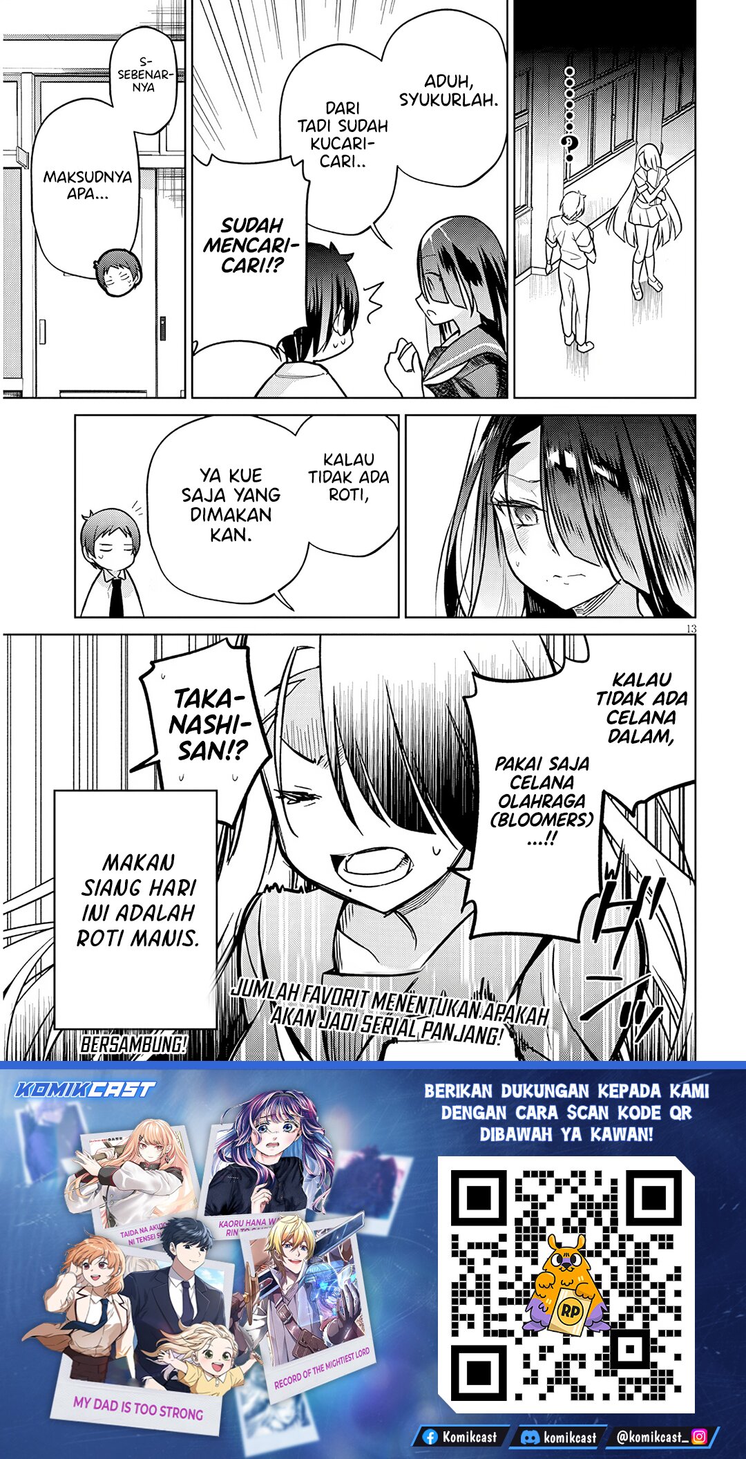 Genkai JK Kirimi-san Juuni-sai chapter 3 halaman 14