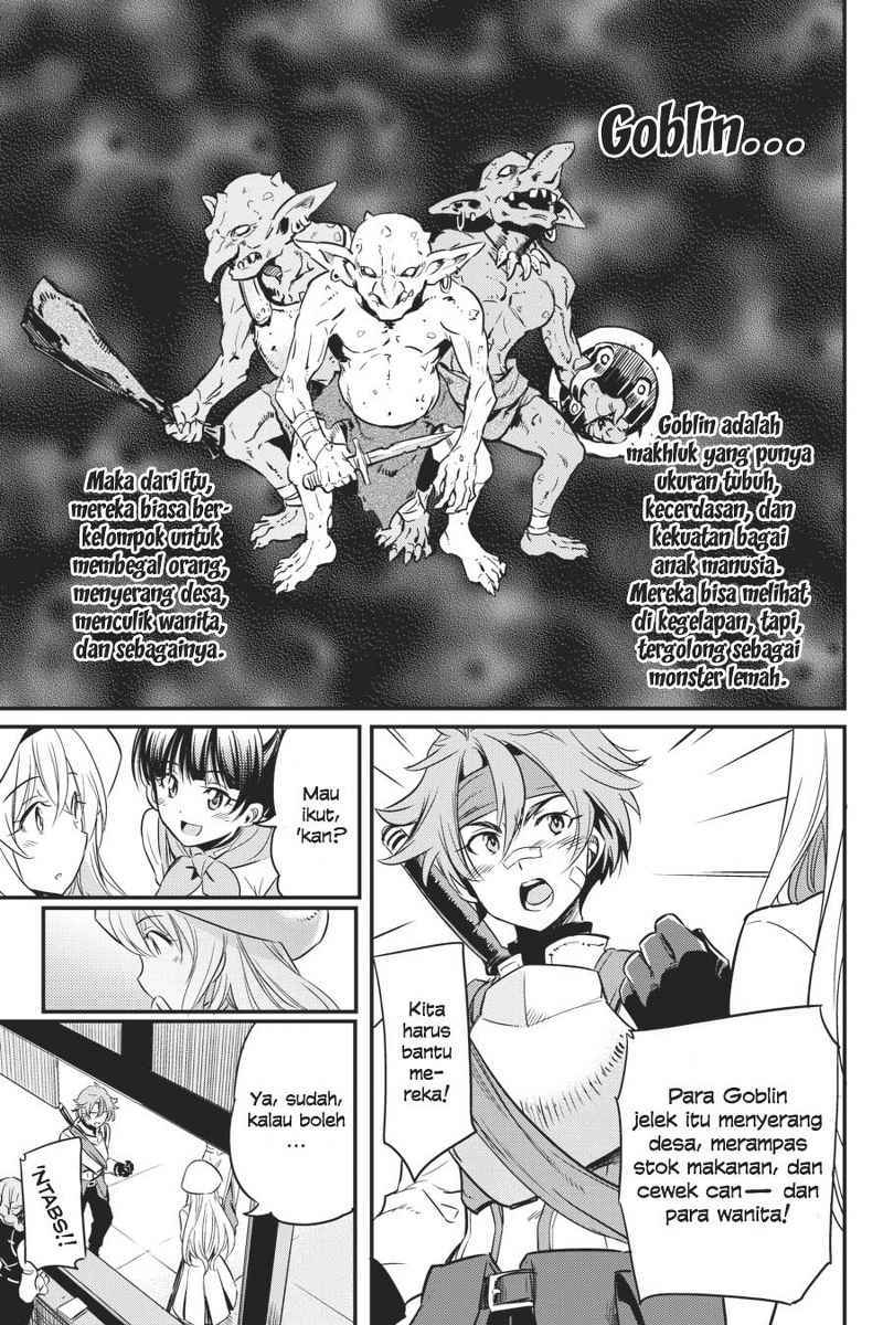 Halaman 12 dari Goblin Slayer Chapter 1
