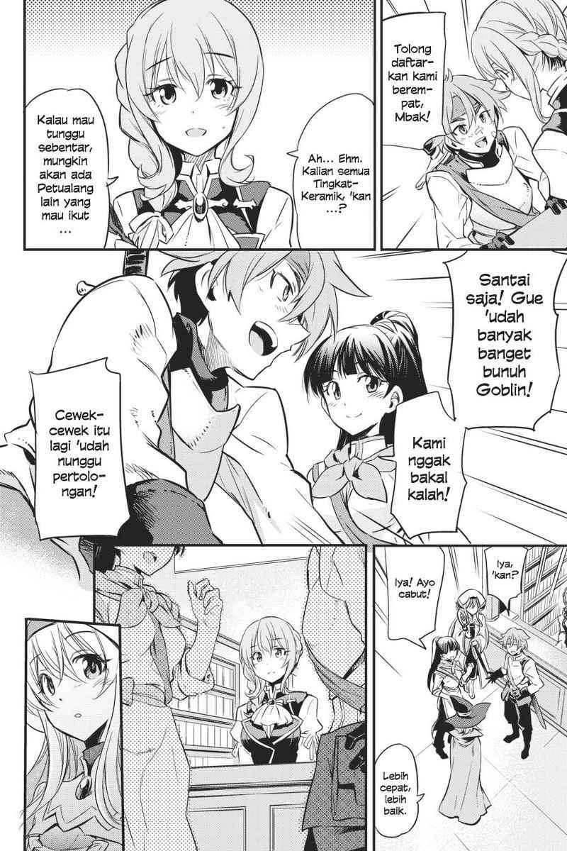 Halaman 13 dari Goblin Slayer Chapter 1