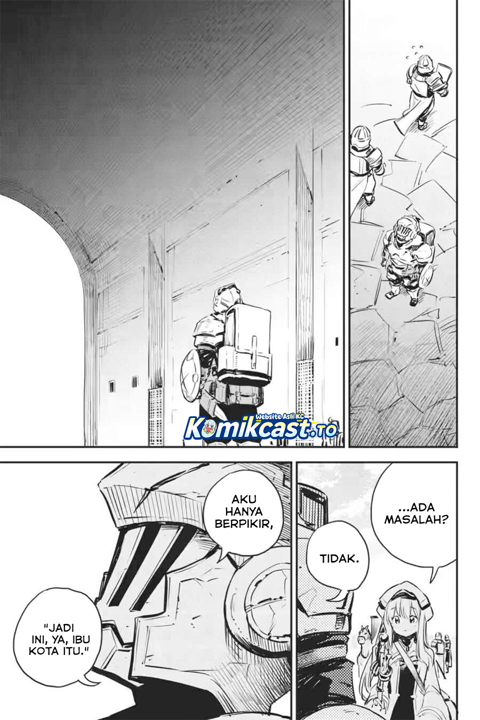 Halaman 15 dari Goblin Slayer Chapter 100