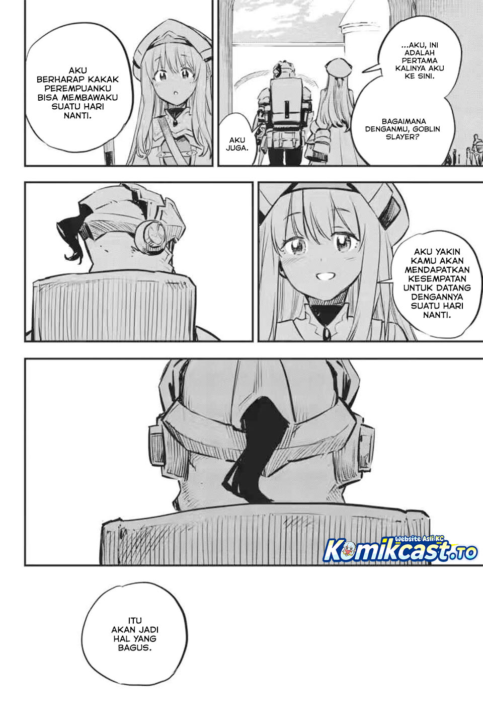 Halaman 16 dari Goblin Slayer Chapter 100