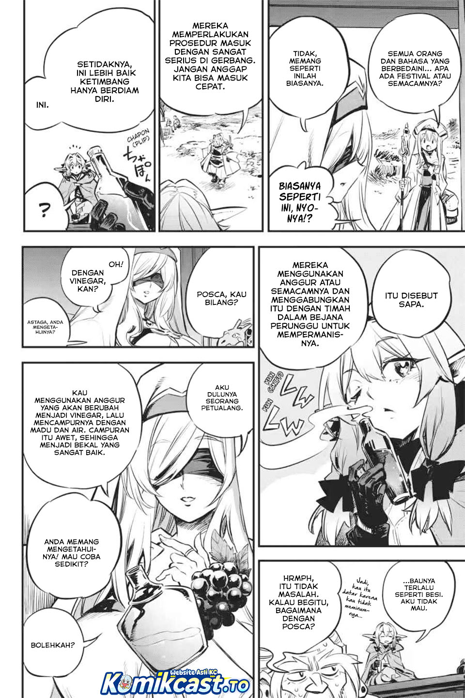Halaman 6 dari Goblin Slayer Chapter 100