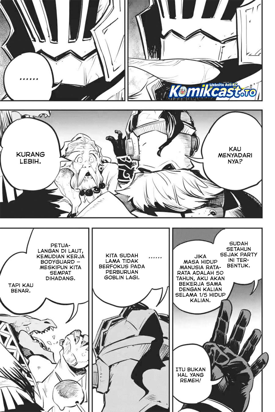 Halaman 16 dari Goblin Slayer Chapter 101