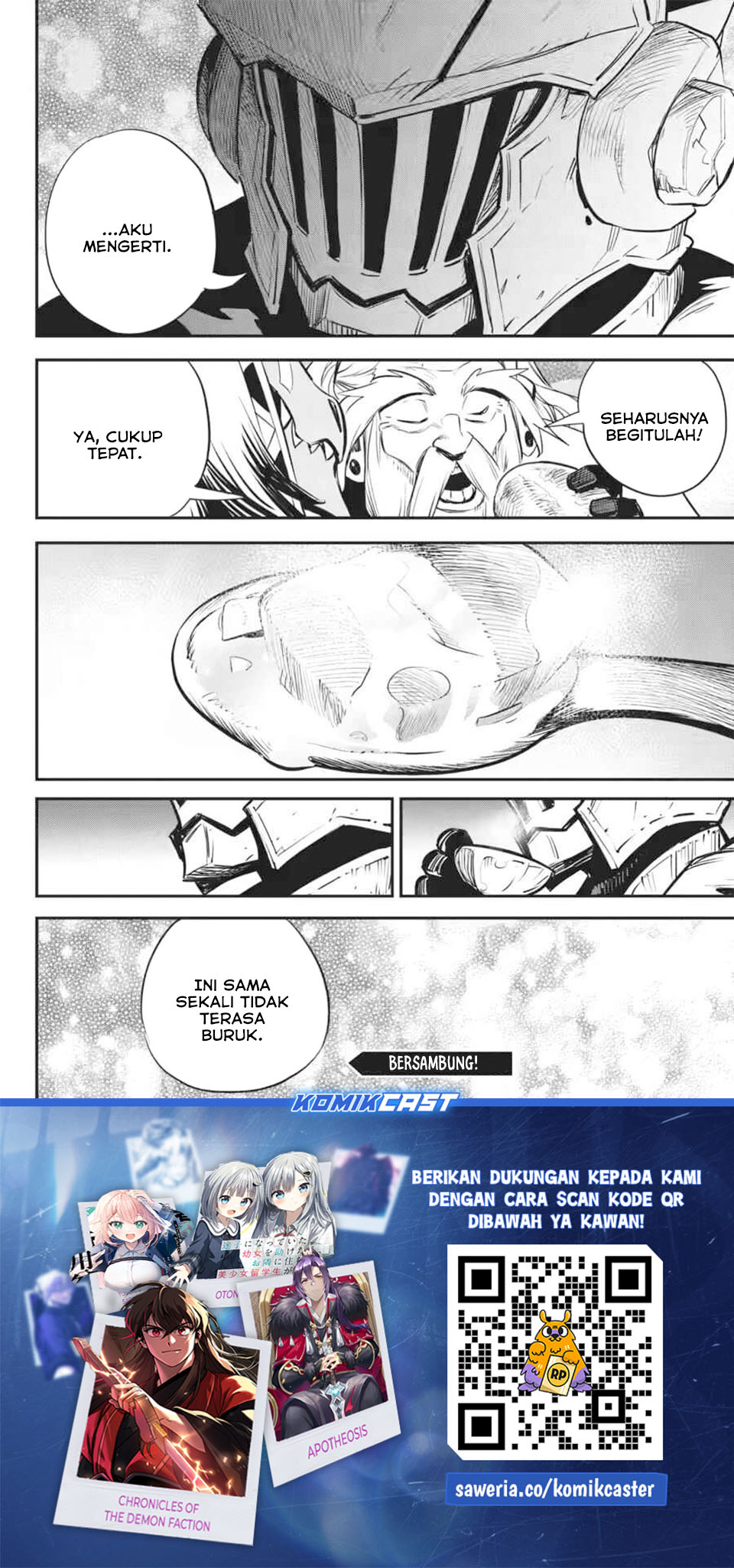 Halaman 25 dari Goblin Slayer Chapter 101