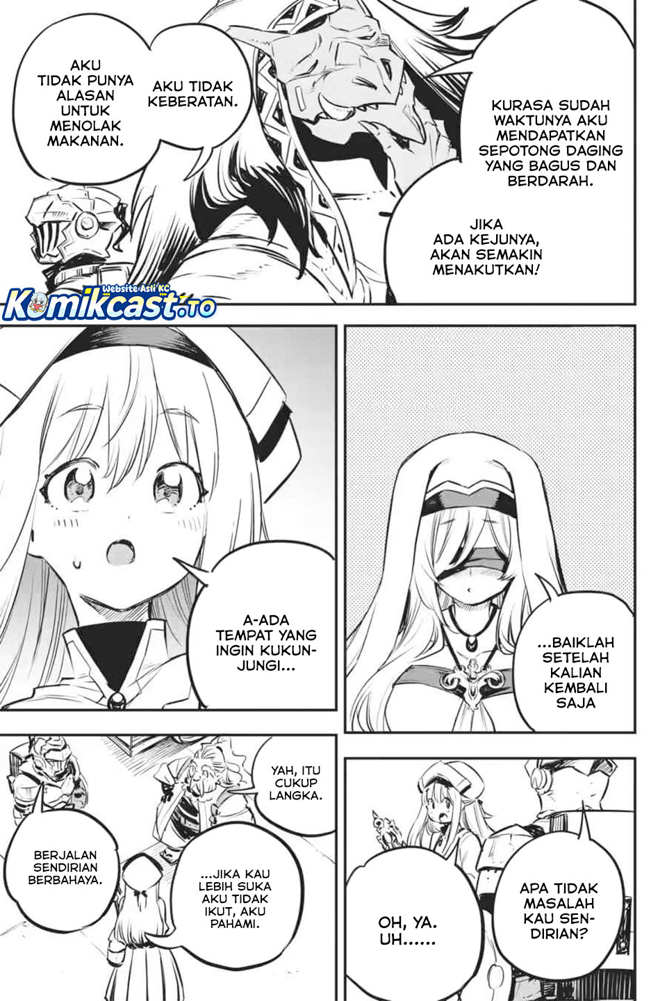 Halaman 8 dari Goblin Slayer Chapter 101