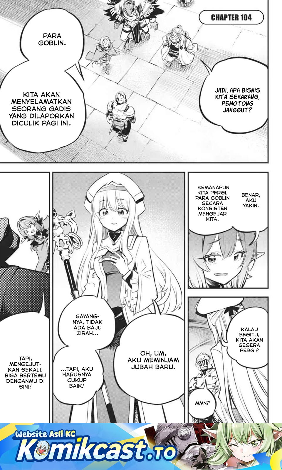 Halaman 2 dari Goblin Slayer Chapter 104