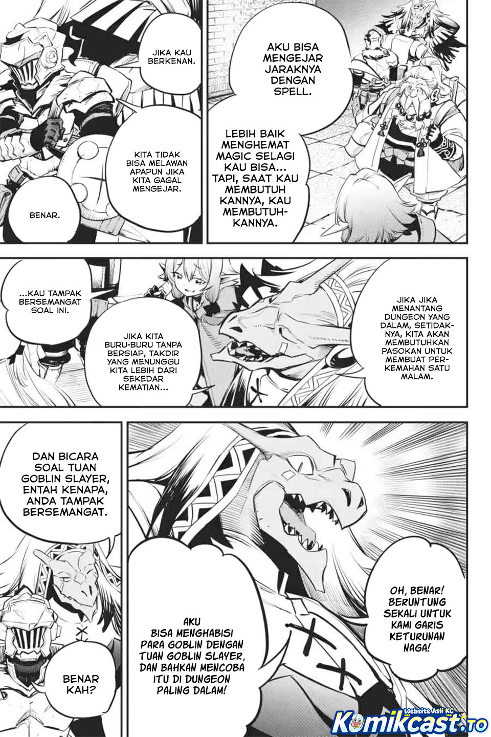 Halaman 6 dari Goblin Slayer Chapter 104