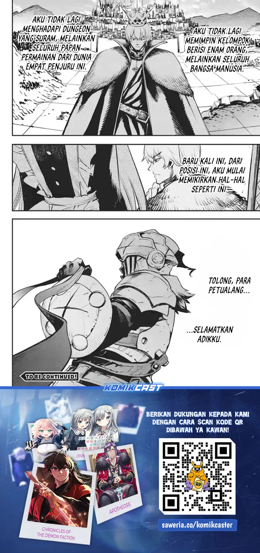 Halaman 23 dari Goblin Slayer Chapter 105