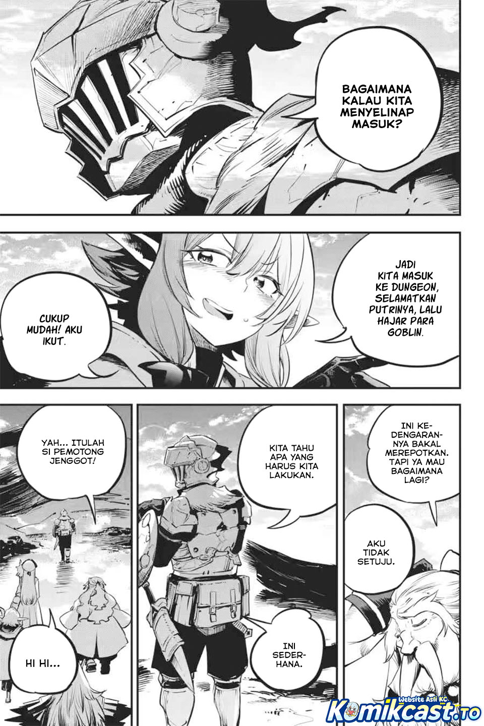 Halaman 6 dari Goblin Slayer Chapter 107