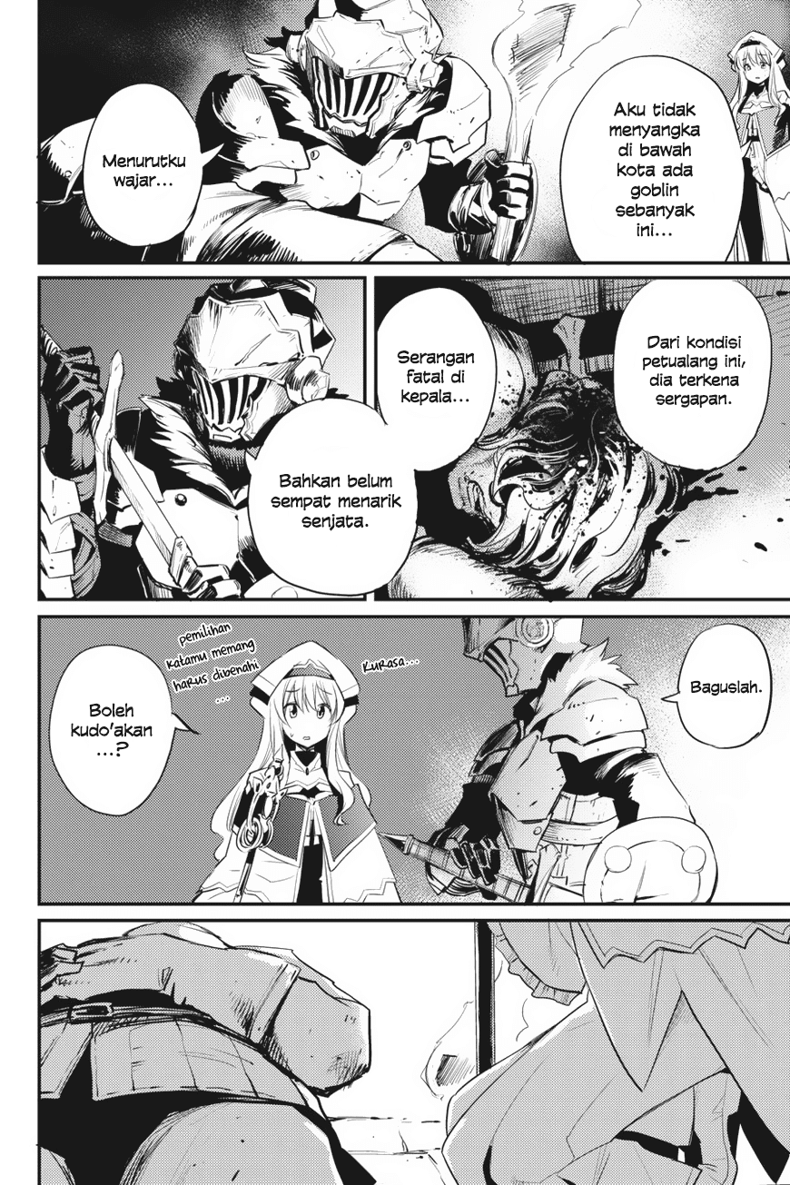 Halaman 20 dari Goblin Slayer Chapter 18