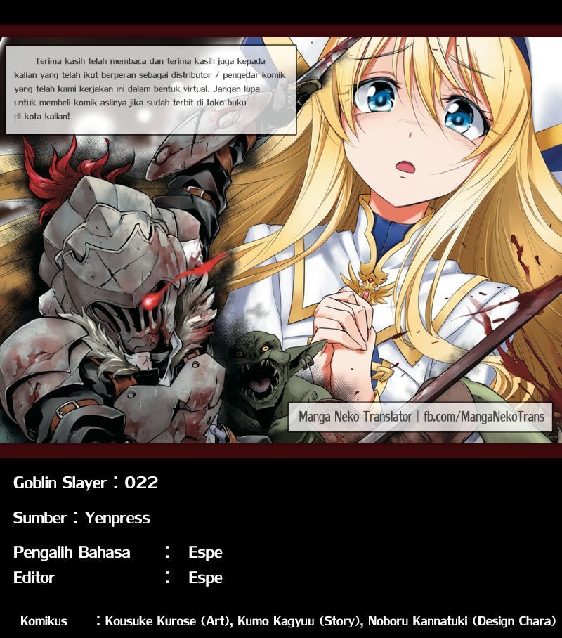 Halaman 32 dari Goblin Slayer Chapter 22