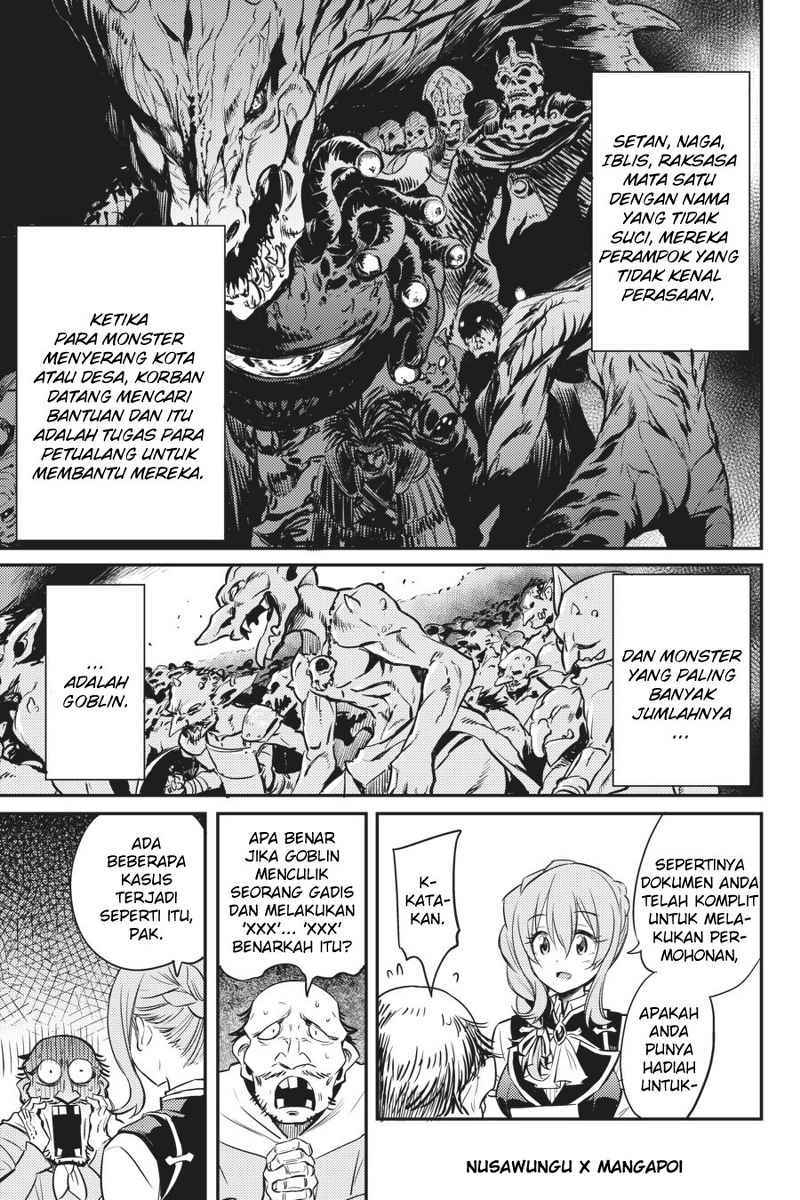 Halaman 15 dari Goblin Slayer Chapter 3