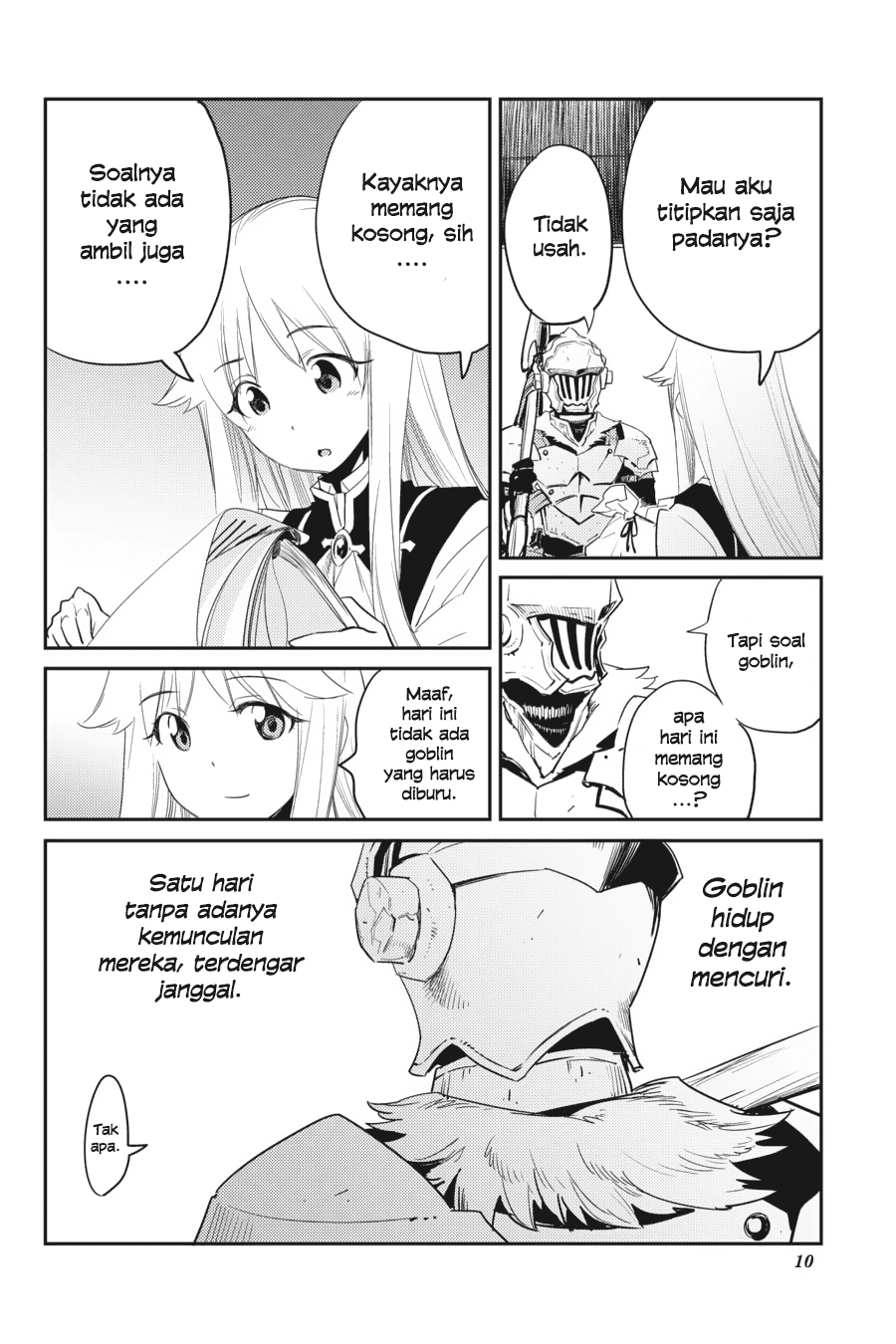 Halaman 11 dari Goblin Slayer Chapter 32