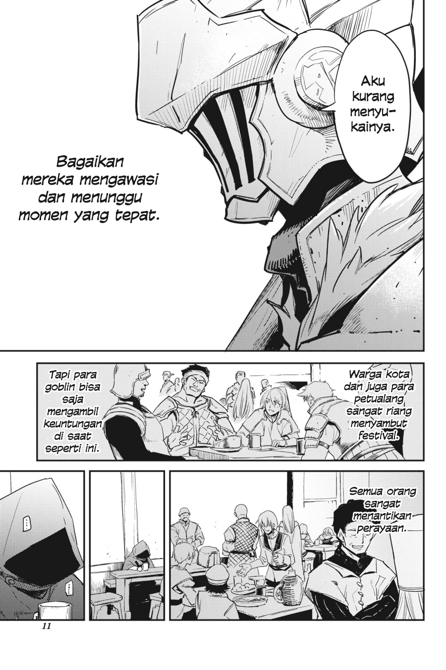 Halaman 12 dari Goblin Slayer Chapter 32