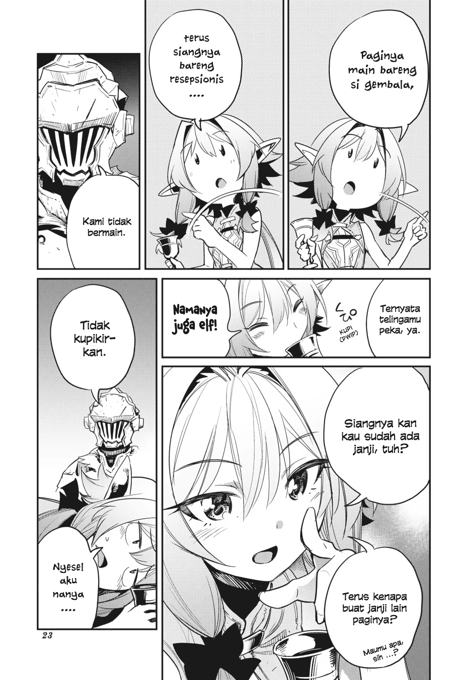 Halaman 24 dari Goblin Slayer Chapter 32