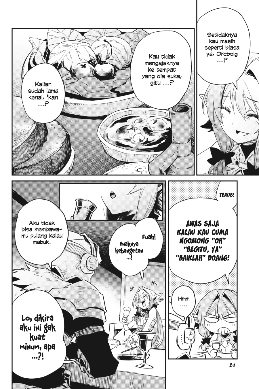Halaman 25 dari Goblin Slayer Chapter 32