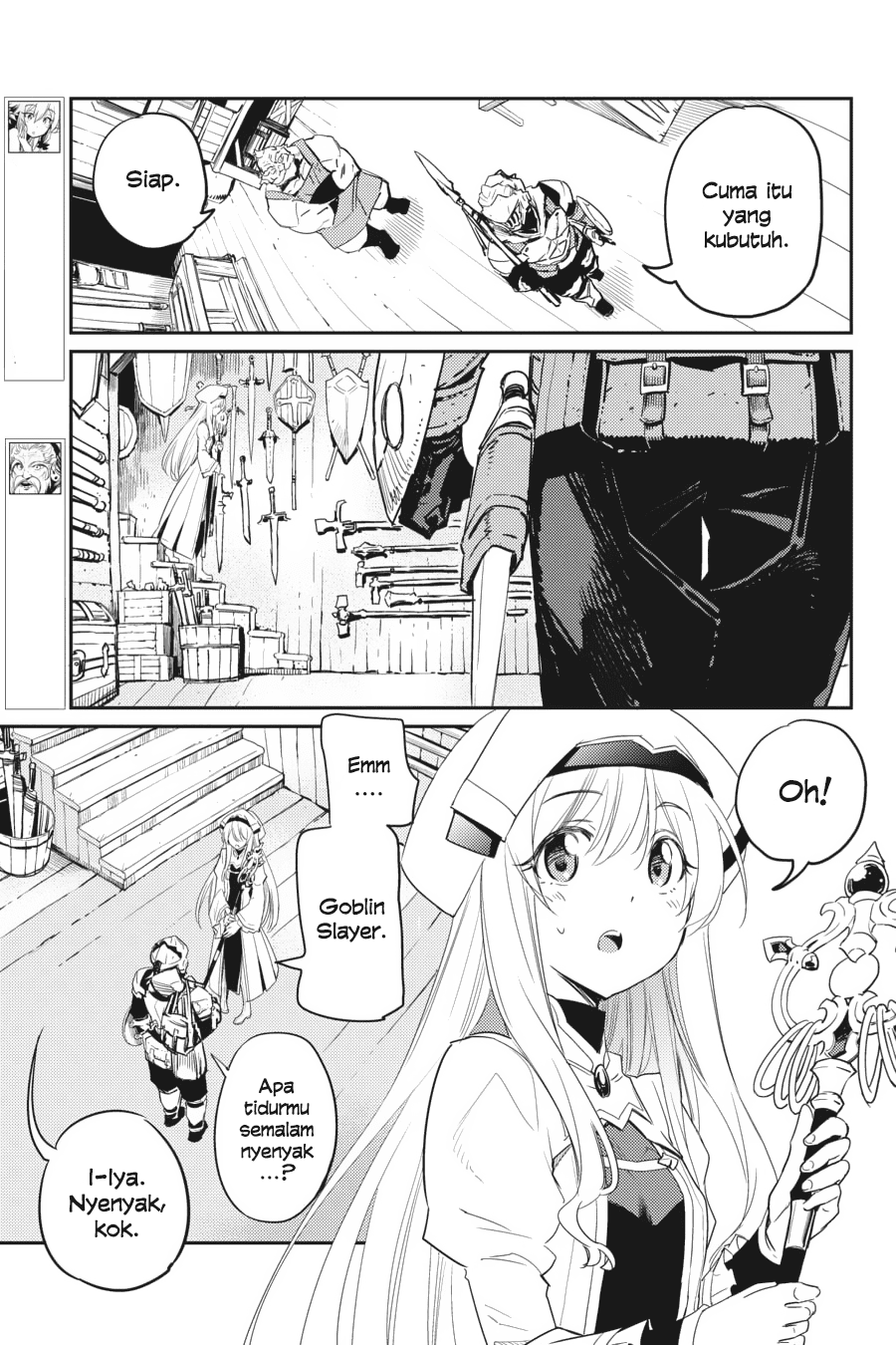 Halaman 6 dari Goblin Slayer Chapter 32