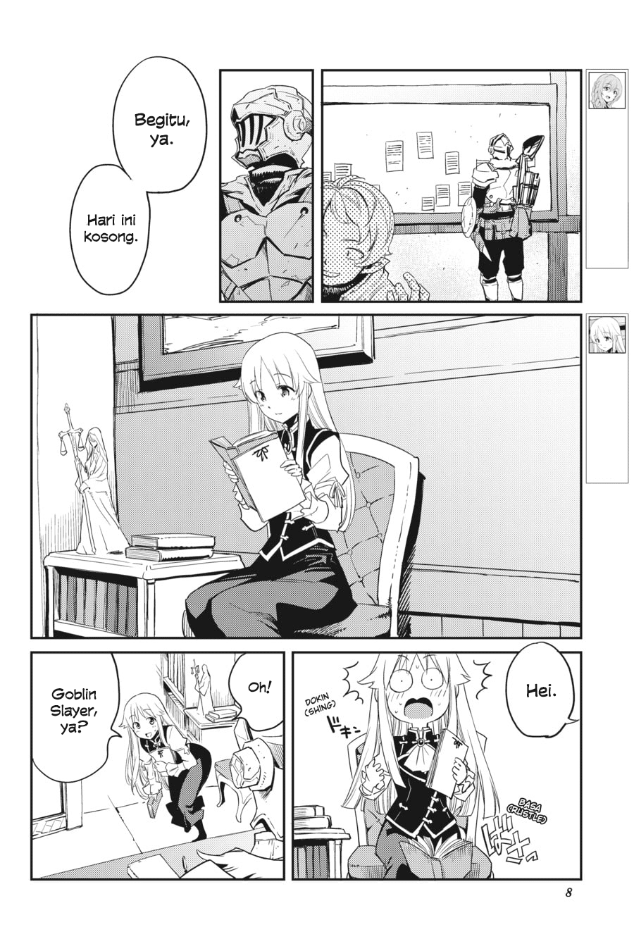 Halaman 9 dari Goblin Slayer Chapter 32