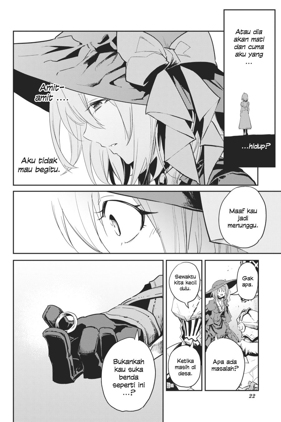 Halaman 22 dari Goblin Slayer Chapter 33