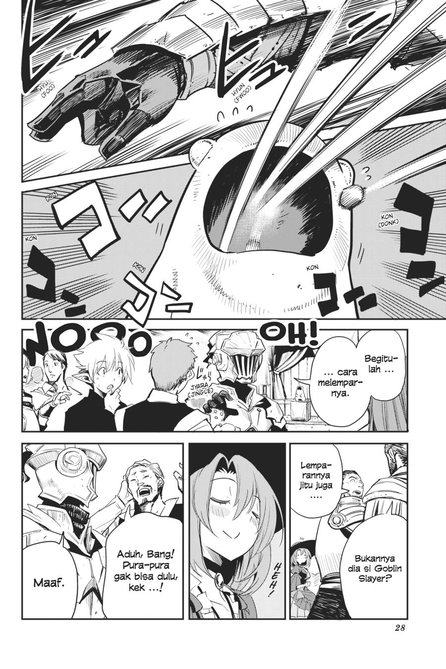Halaman 28 dari Goblin Slayer Chapter 33