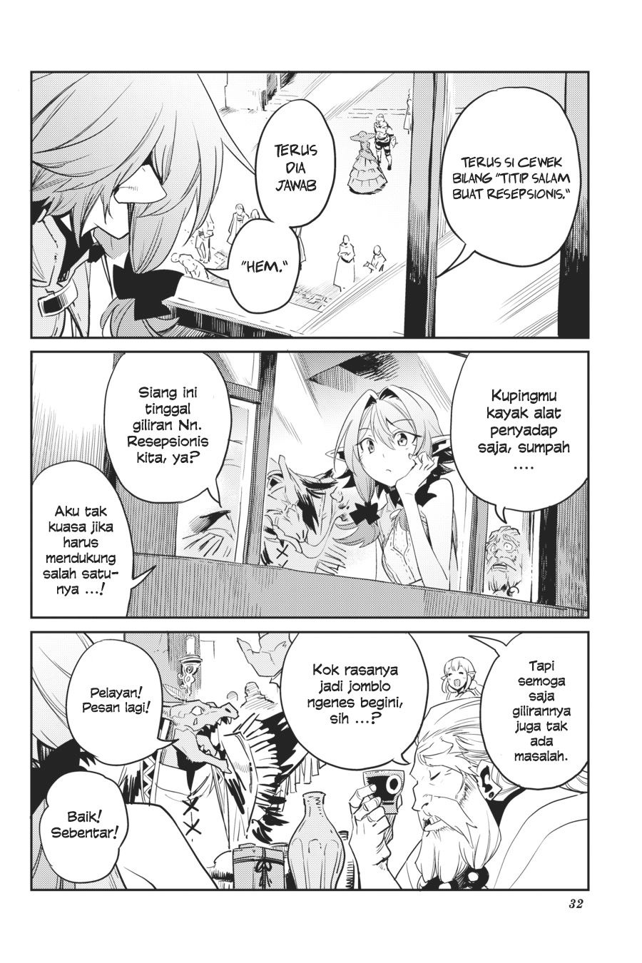Halaman 34 dari Goblin Slayer Chapter 33