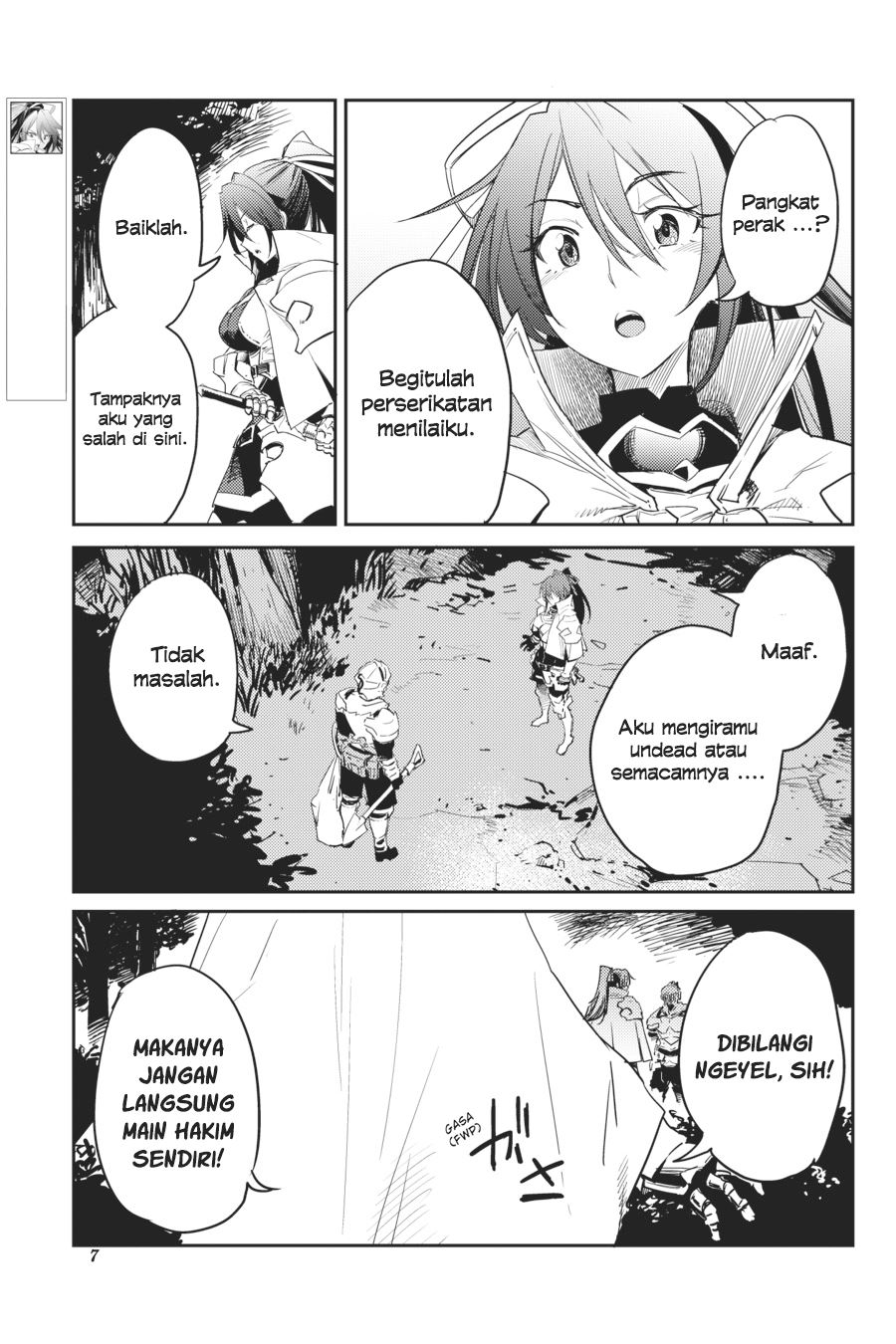 Halaman 8 dari Goblin Slayer Chapter 33