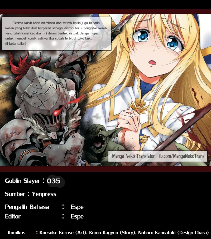 Halaman 33 dari Goblin Slayer Chapter 35