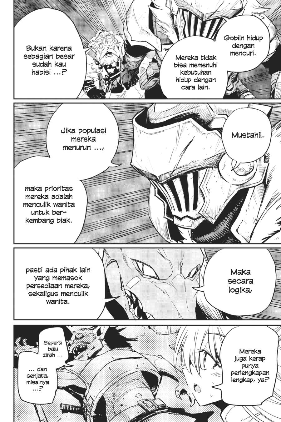 Halaman 19 dari Goblin Slayer Chapter 36