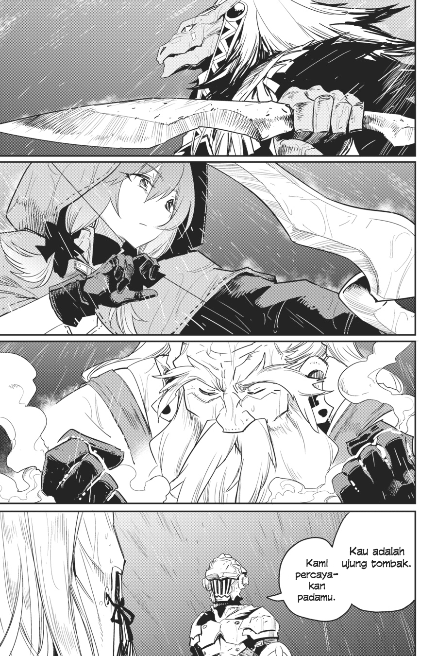 Halaman 33 dari Goblin Slayer Chapter 38