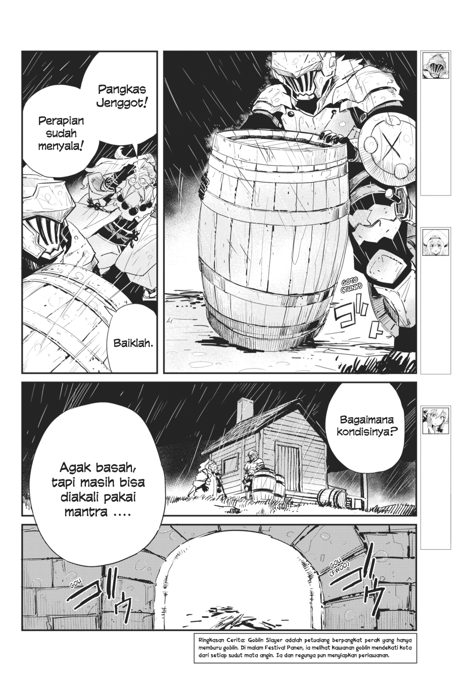 Halaman 5 dari Goblin Slayer Chapter 38