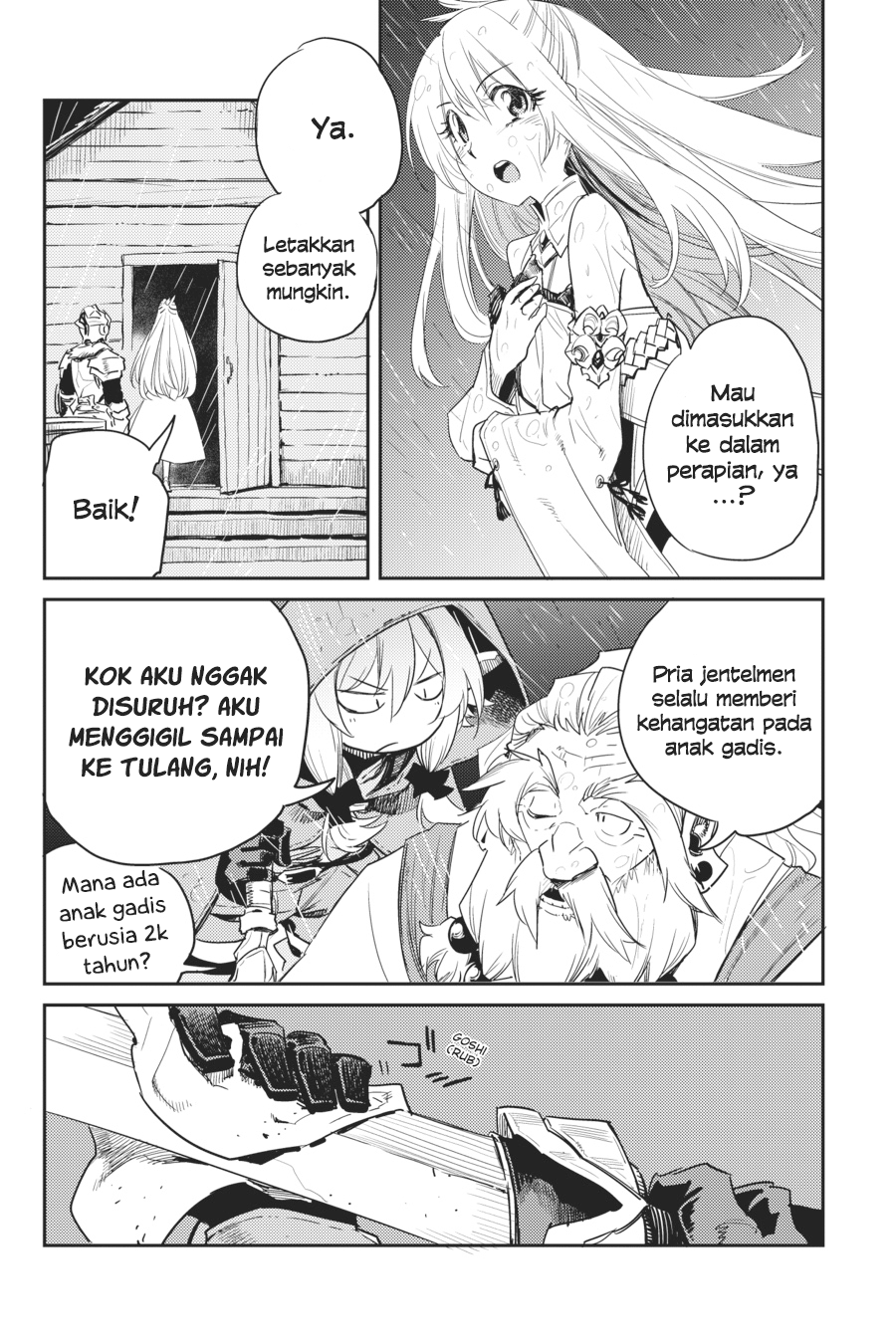 Halaman 9 dari Goblin Slayer Chapter 38