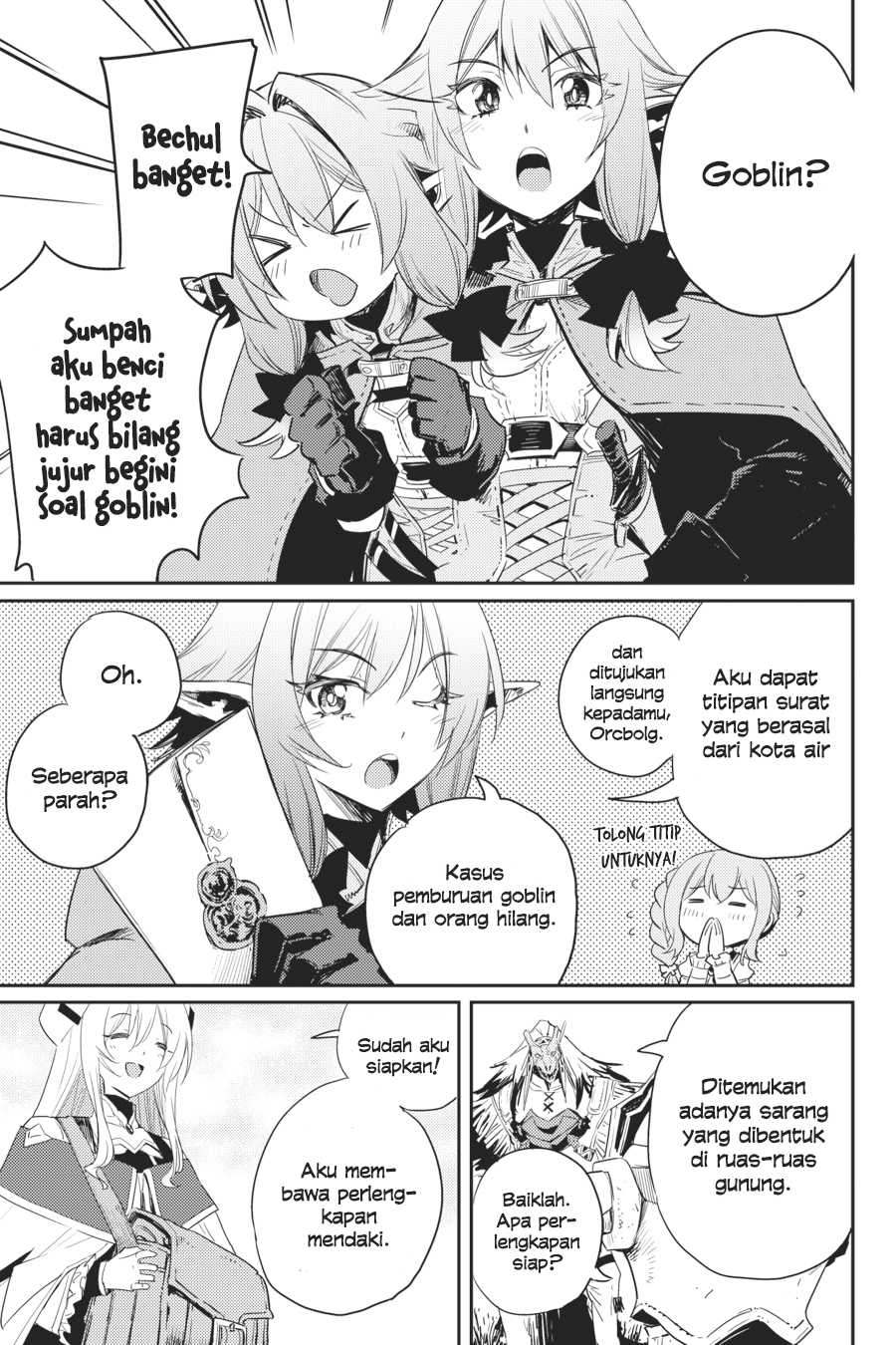 Halaman 31 dari Goblin Slayer Chapter 40