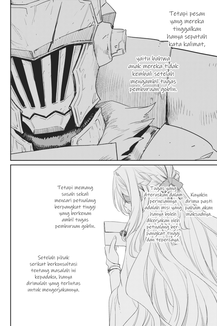 Halaman 12 dari Goblin Slayer Chapter 41