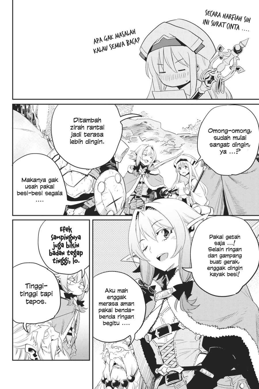 Halaman 14 dari Goblin Slayer Chapter 41