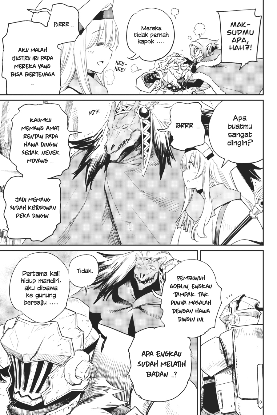 Halaman 15 dari Goblin Slayer Chapter 41