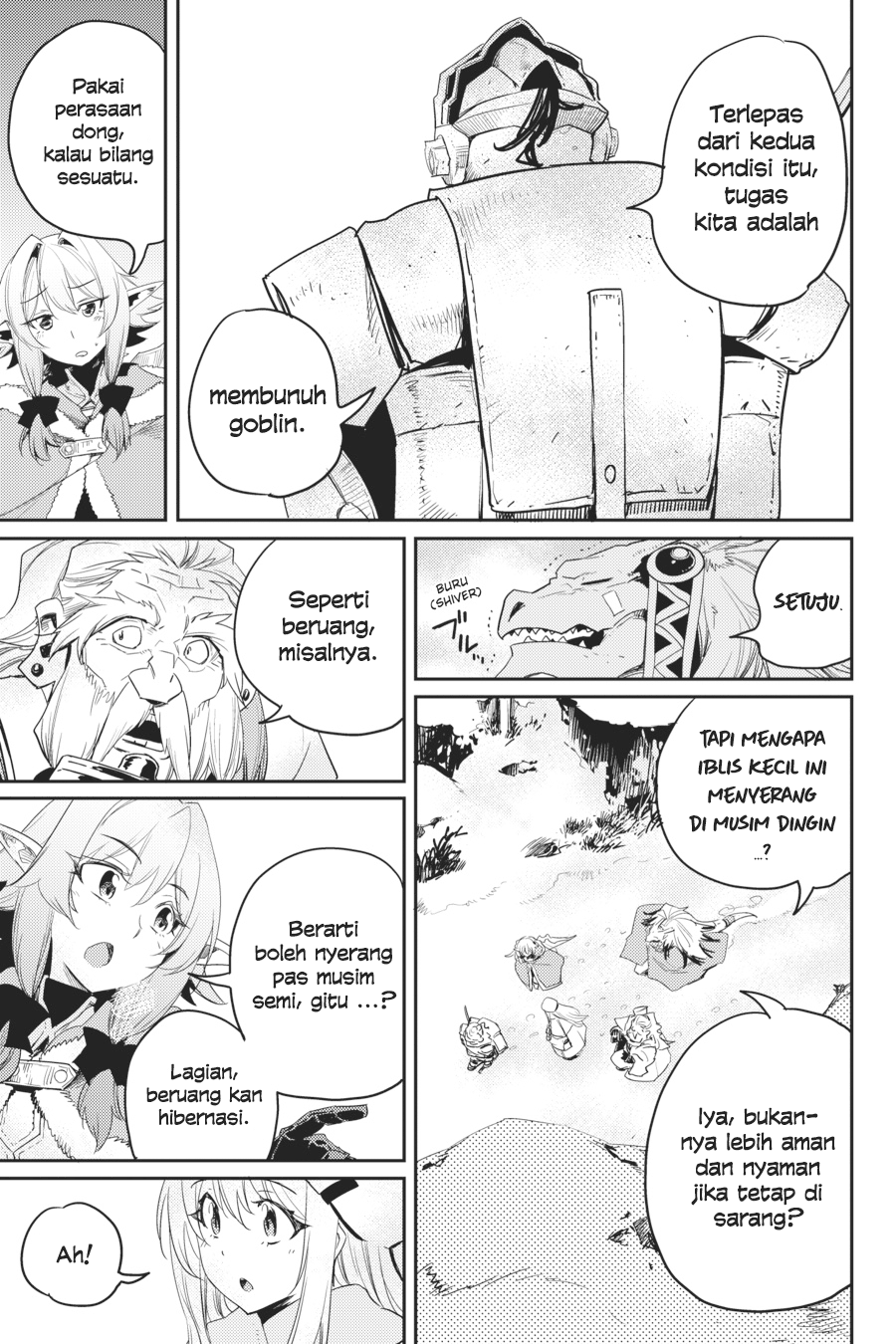 Halaman 17 dari Goblin Slayer Chapter 41