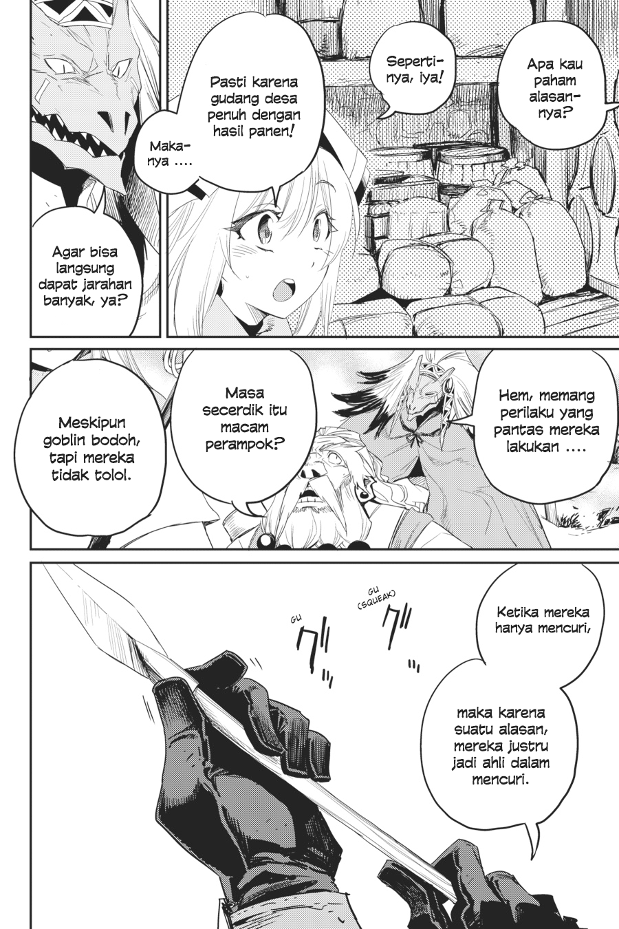 Halaman 18 dari Goblin Slayer Chapter 41