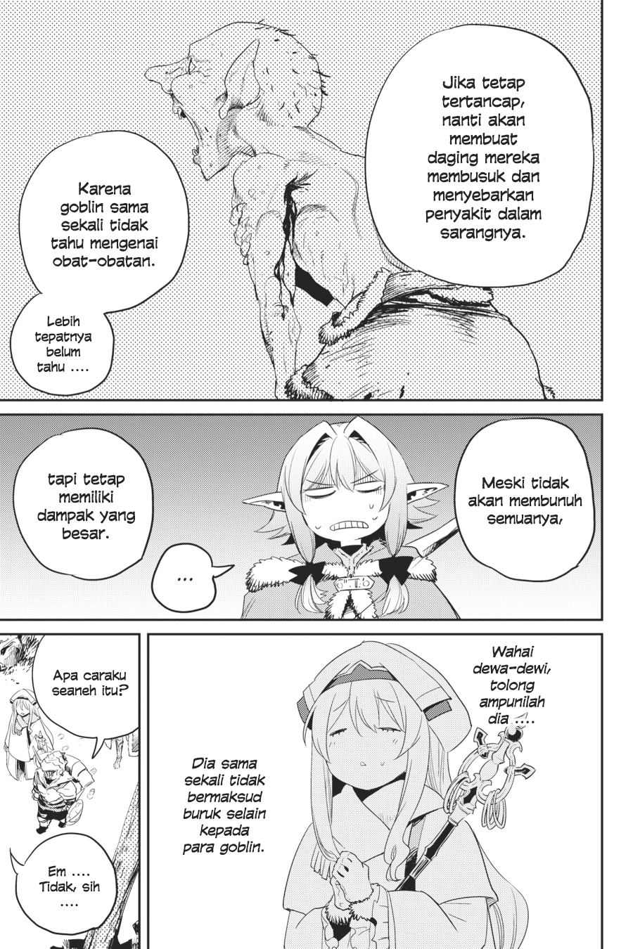 Halaman 21 dari Goblin Slayer Chapter 41