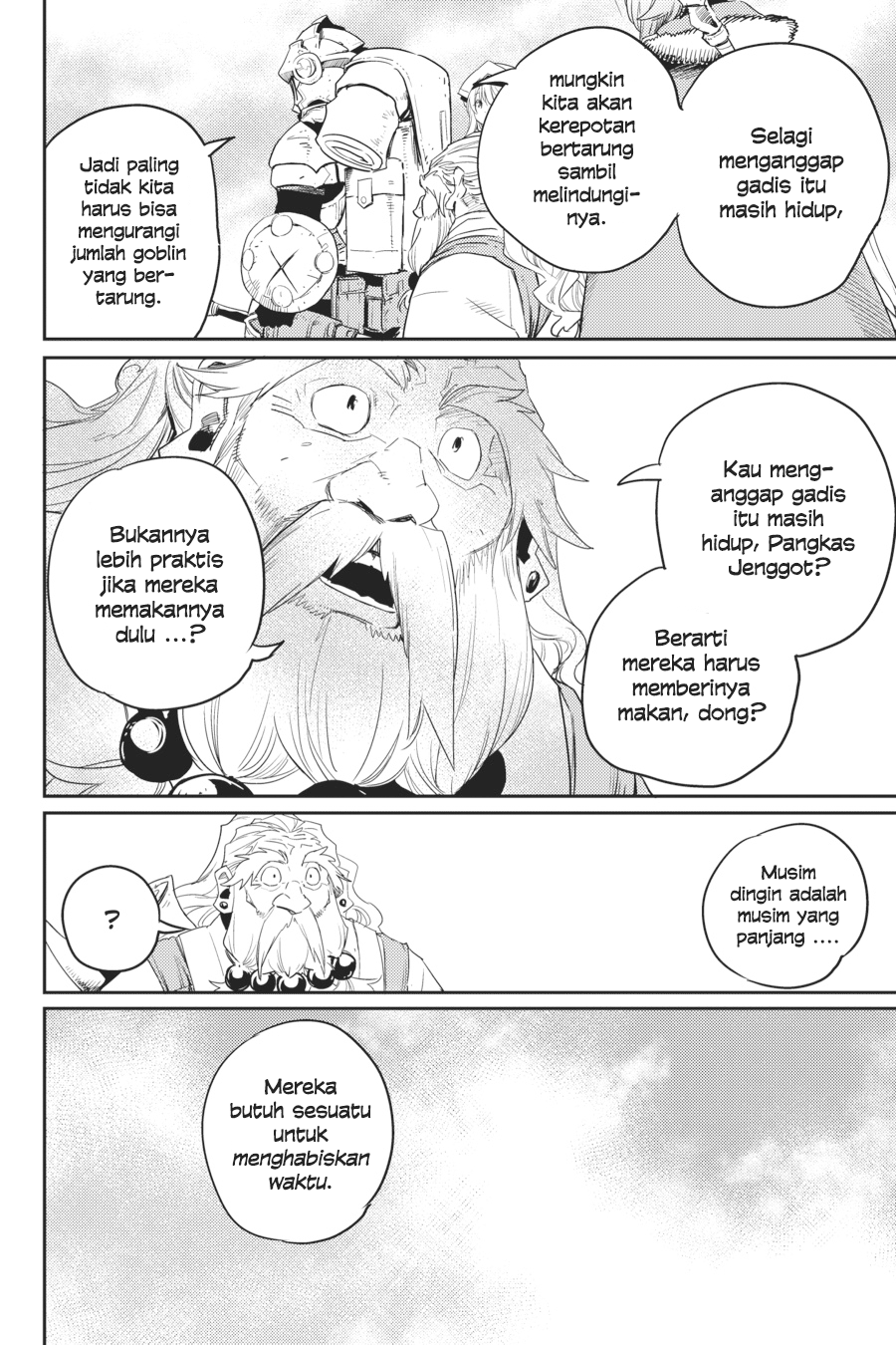 Halaman 22 dari Goblin Slayer Chapter 41