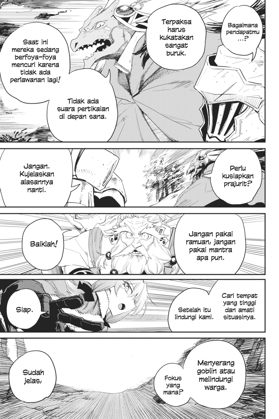Halaman 25 dari Goblin Slayer Chapter 41