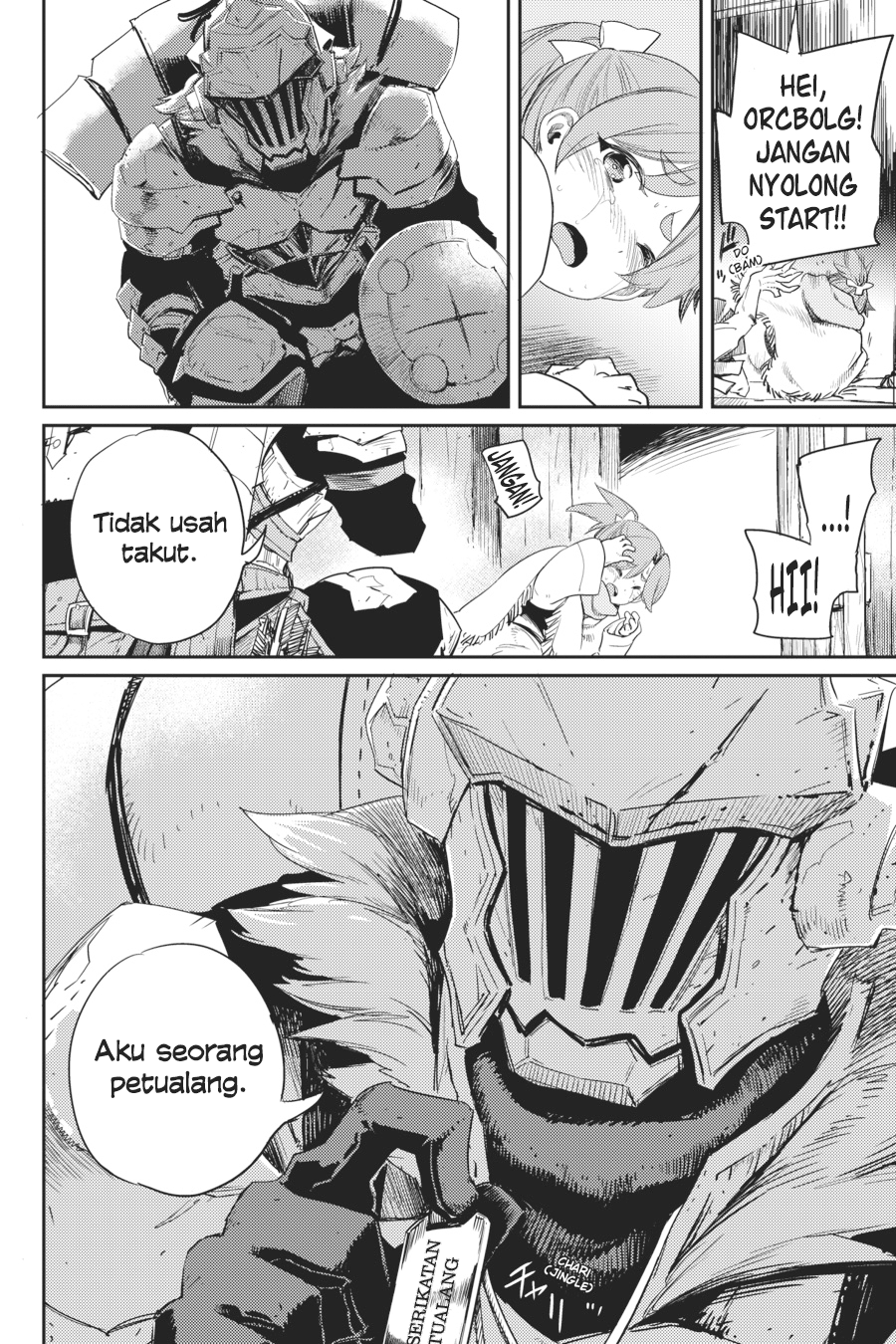 Halaman 28 dari Goblin Slayer Chapter 41